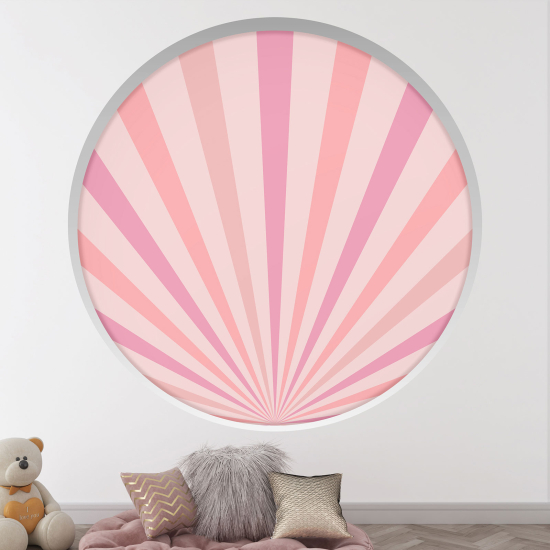 Vinilo Adhesivo Decorativo trampantojo 3D - Rayos de Sol Boho