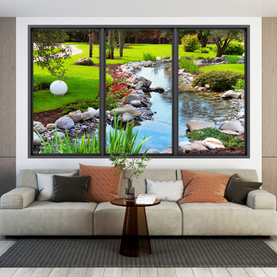 Vinilo Adhesivo Decorativo trampantojo 3D - Río