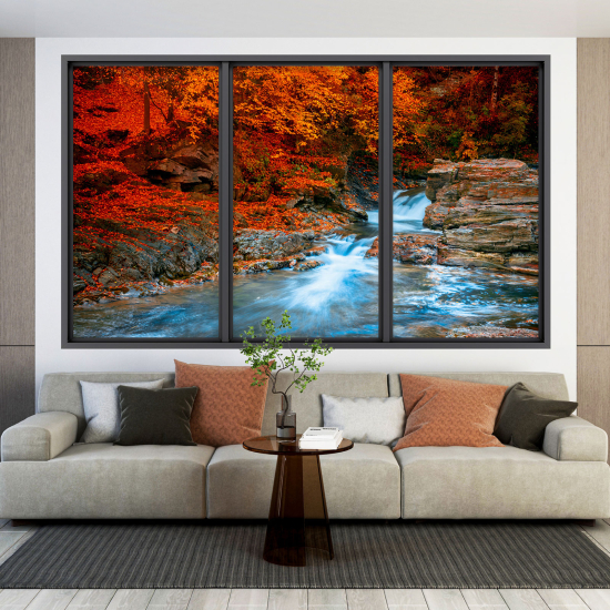 Vinilo Adhesivo Decorativo trampantojo 3D - Río