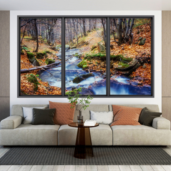 Vinilo Adhesivo Decorativo trampantojo 3D - Río