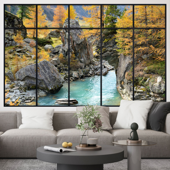 Vinilo Adhesivo Decorativo trampantojo 3D - Río