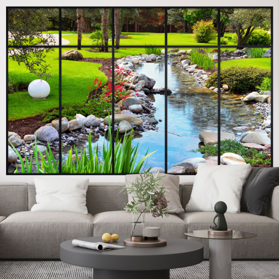 Vinilo Adhesivo Decorativo trampantojo 3D - Río