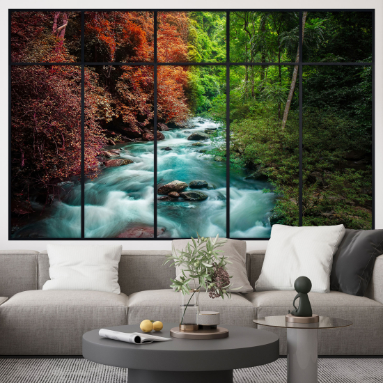 Vinilo Adhesivo Decorativo trampantojo 3D - Río