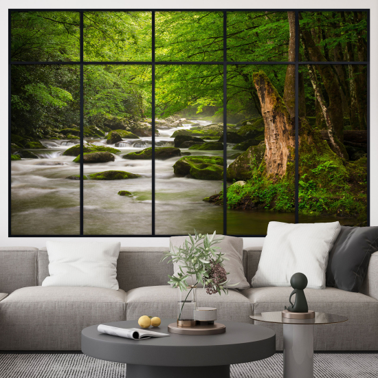 Vinilo Adhesivo Decorativo trampantojo 3D - Río