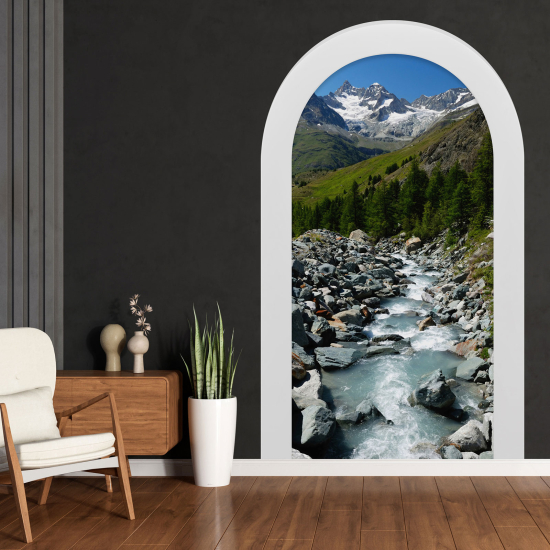 Vinilo Adhesivo Decorativo trampantojo 3D - Río