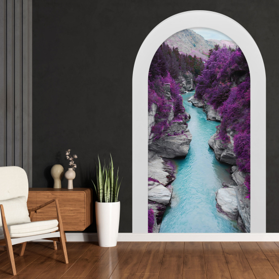 Vinilo Adhesivo Decorativo trampantojo 3D - Río