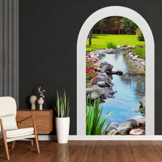 Vinilo Adhesivo Decorativo trampantojo 3D - Río