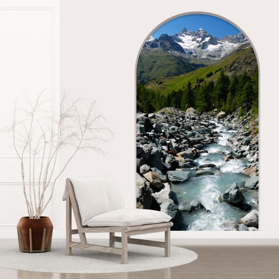 Vinilo Adhesivo Decorativo trampantojo 3D - Río