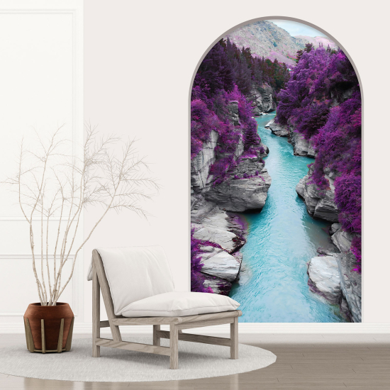 Vinilo Adhesivo Decorativo trampantojo 3D - Río