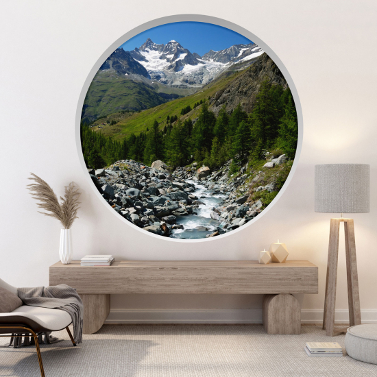 Vinilo Adhesivo Decorativo trampantojo 3D - Río
