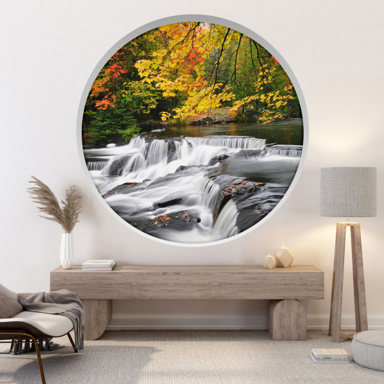Vinilo Adhesivo Decorativo trampantojo 3D - Río