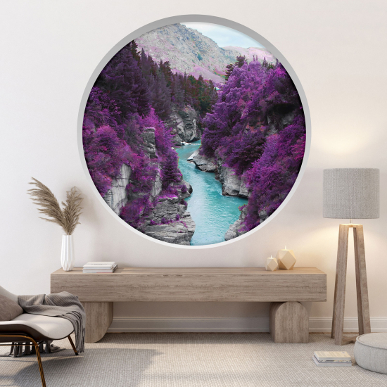 Vinilo Adhesivo Decorativo trampantojo 3D - Río