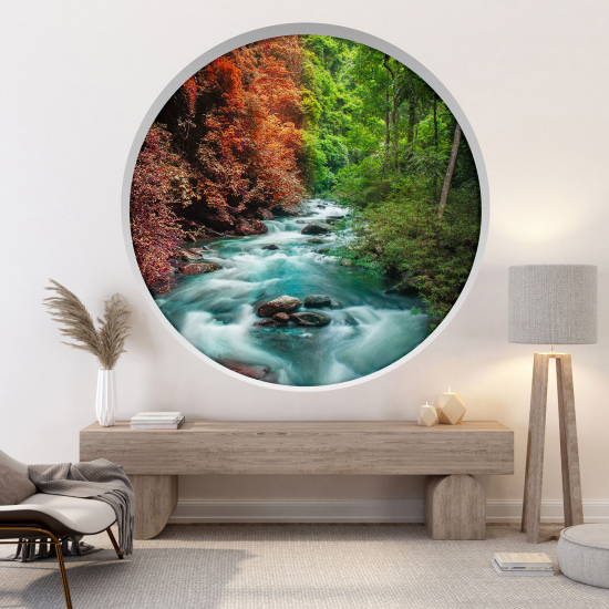 Vinilo Adhesivo Decorativo trampantojo 3D - Río