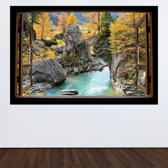 Vinilo Adhesivo Decorativo trampantojo 3D - Río