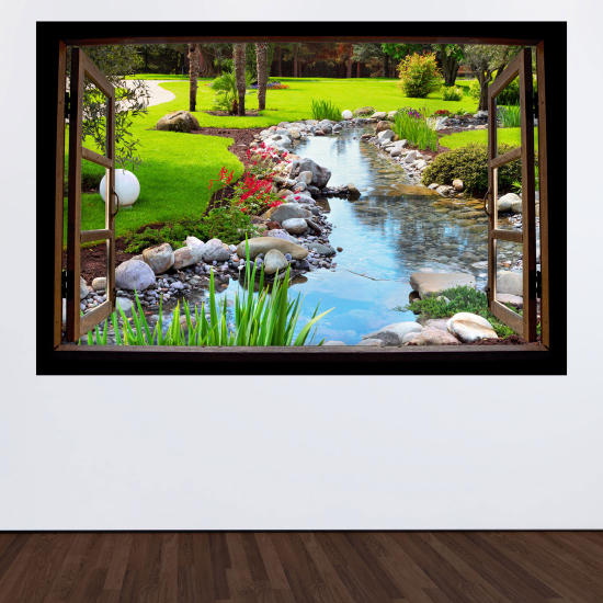 Vinilo Adhesivo Decorativo trampantojo 3D - Río