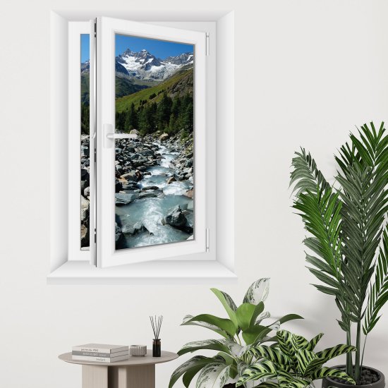 Vinilo Adhesivo Decorativo trampantojo 3D - Río
