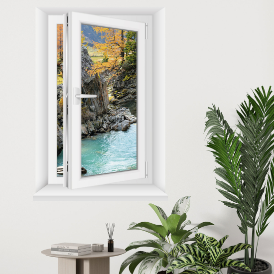 Vinilo Adhesivo Decorativo trampantojo 3D - Río