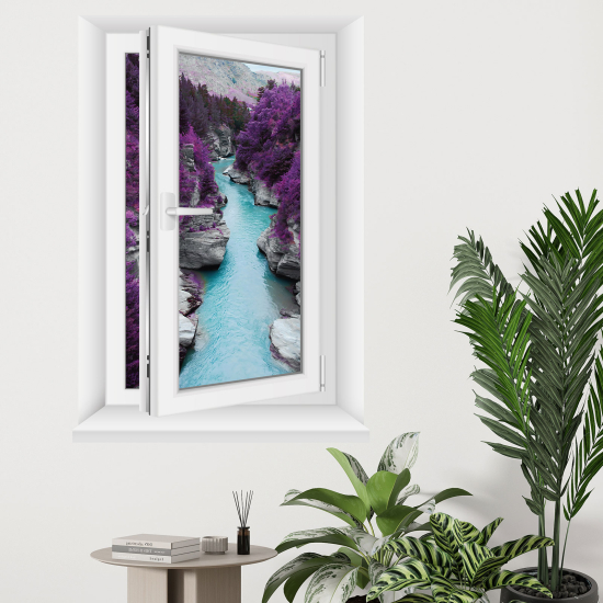 Vinilo Adhesivo Decorativo trampantojo 3D - Río