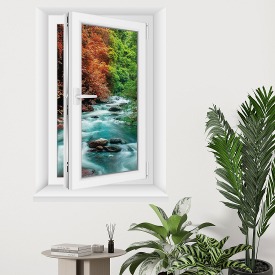 Vinilo Adhesivo Decorativo trampantojo 3D - Río