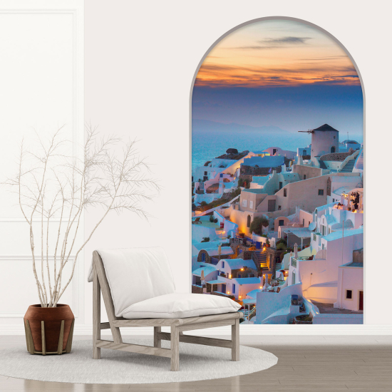 Vinilo Adhesivo Decorativo trampantojo 3D - Santorini