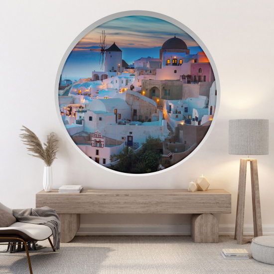 Vinilo Adhesivo Decorativo trampantojo 3D - Santorini