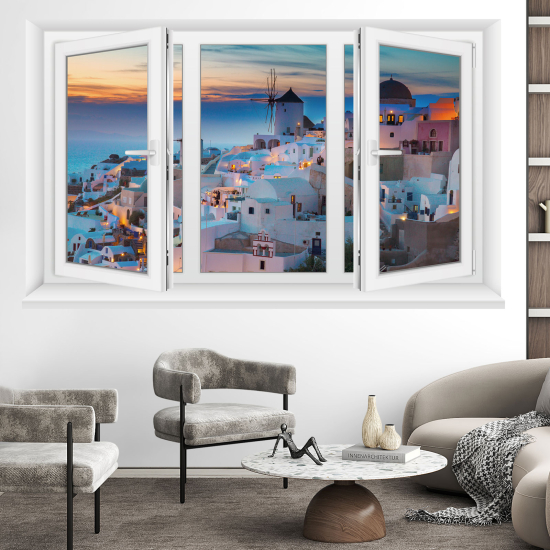 Vinilo Adhesivo Decorativo trampantojo 3D - Santorini