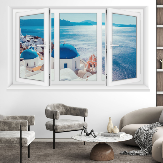Vinilo Adhesivo Decorativo trampantojo 3D - Santorini