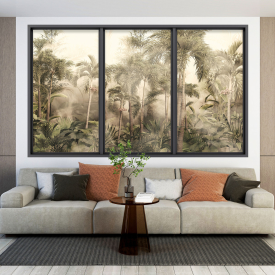 Vinilo Adhesivo Decorativo trampantojo 3D - Selva Tropical