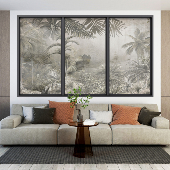 Vinilo Adhesivo Decorativo trampantojo 3D - Selva Tropical