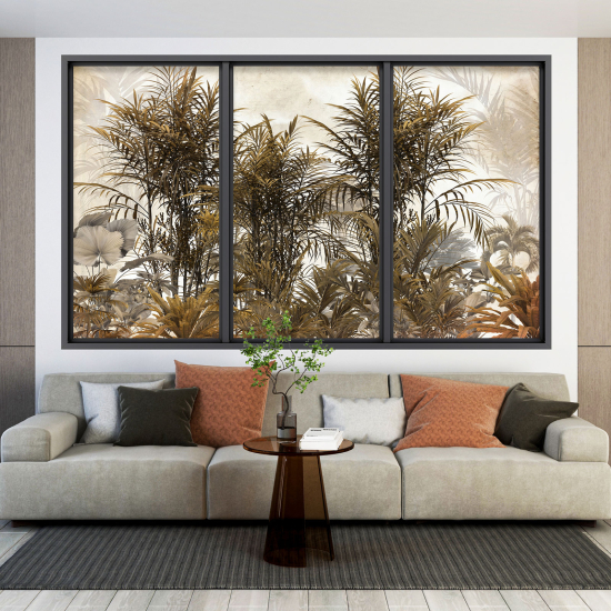 Vinilo Adhesivo Decorativo trampantojo 3D - Selva Tropical