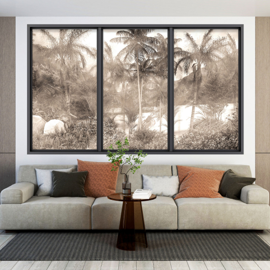 Vinilo Adhesivo Decorativo trampantojo 3D - Selva Tropical