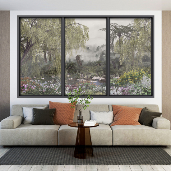 Vinilo Adhesivo Decorativo trampantojo 3D - Selva Tropical