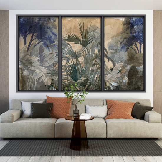 Vinilo Adhesivo Decorativo trampantojo 3D - Selva Tropical