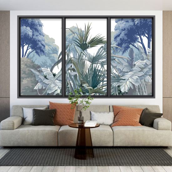 Vinilo Adhesivo Decorativo trampantojo 3D - Selva Tropical