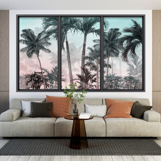 Vinilo Adhesivo Decorativo trampantojo 3D - Selva Tropical