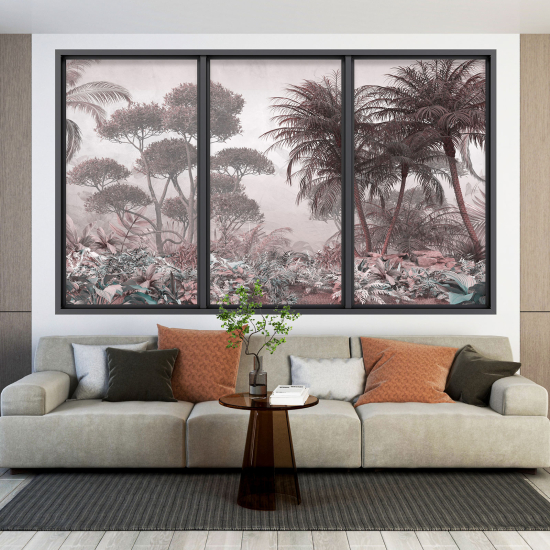 Vinilo Adhesivo Decorativo trampantojo 3D - Selva Tropical