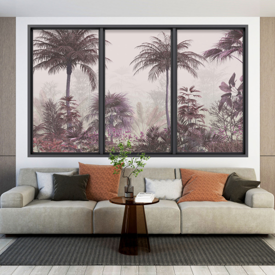 Vinilo Adhesivo Decorativo trampantojo 3D - Selva Tropical