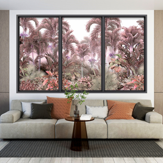 Vinilo Adhesivo Decorativo trampantojo 3D - Selva Tropical