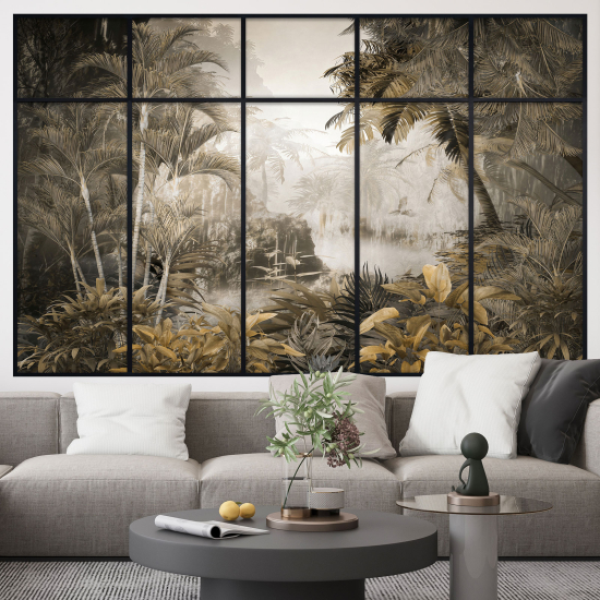 Vinilo Adhesivo Decorativo trampantojo 3D - Selva Tropical