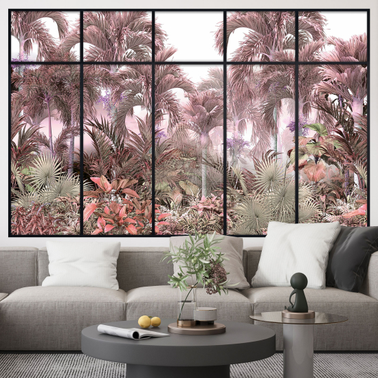Vinilo Adhesivo Decorativo trampantojo 3D - Selva Tropical