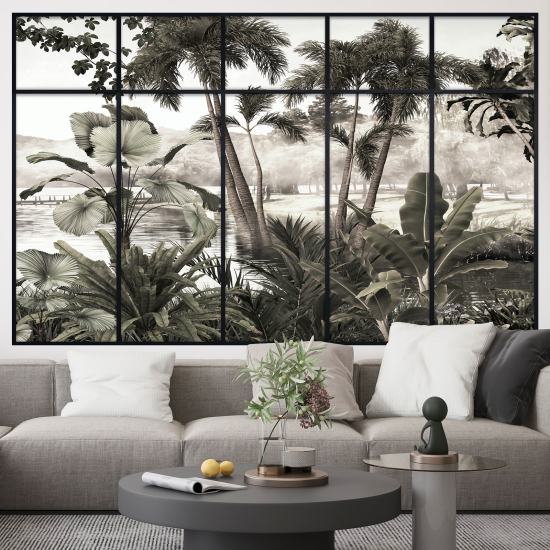 Vinilo Adhesivo Decorativo trampantojo 3D - Selva Tropical