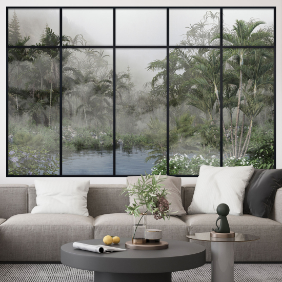 Vinilo Adhesivo Decorativo trampantojo 3D - Selva Tropical