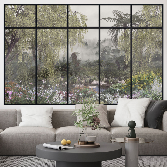 Vinilo Adhesivo Decorativo trampantojo 3D - Selva Tropical