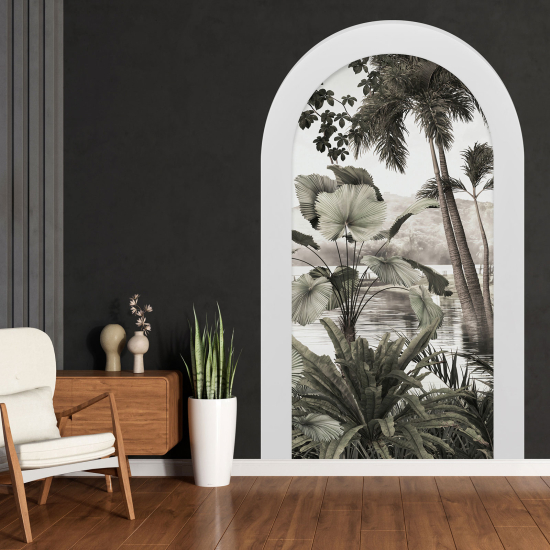 Vinilo Adhesivo Decorativo trampantojo 3D - Selva Tropical