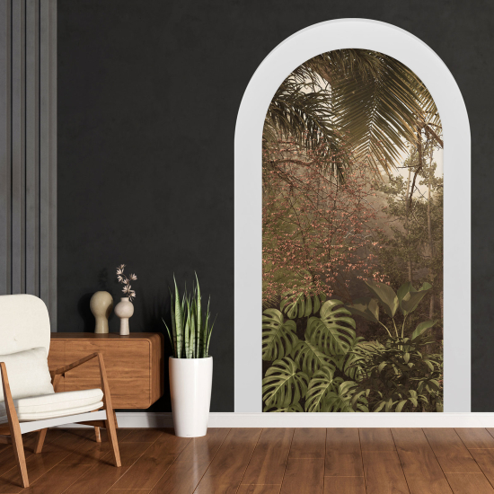 Vinilo Adhesivo Decorativo trampantojo 3D - Selva Tropical