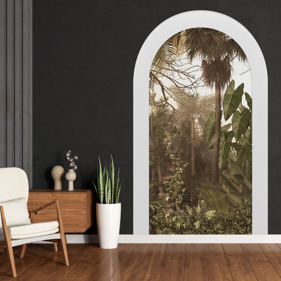 Vinilo Adhesivo Decorativo trampantojo 3D - Selva Tropical