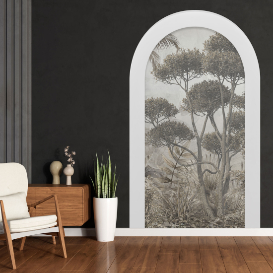 Vinilo Adhesivo Decorativo trampantojo 3D - Selva Tropical