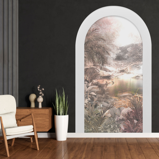 Vinilo Adhesivo Decorativo trampantojo 3D - Selva Tropical