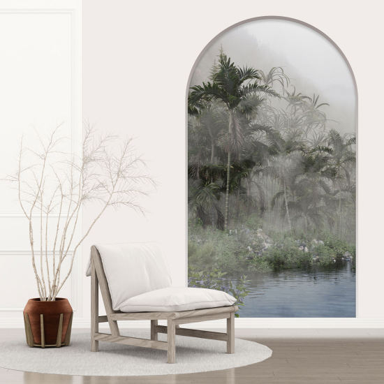 Vinilo Adhesivo Decorativo trampantojo 3D - Selva Tropical