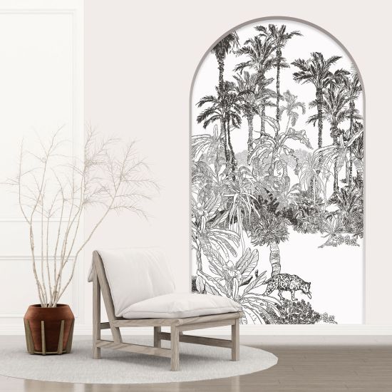 Vinilo Adhesivo Decorativo trampantojo 3D - Selva Tropical